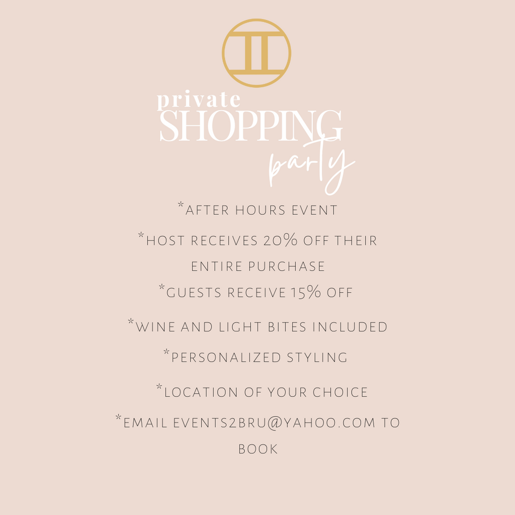 Book Your Private Shopping Party!