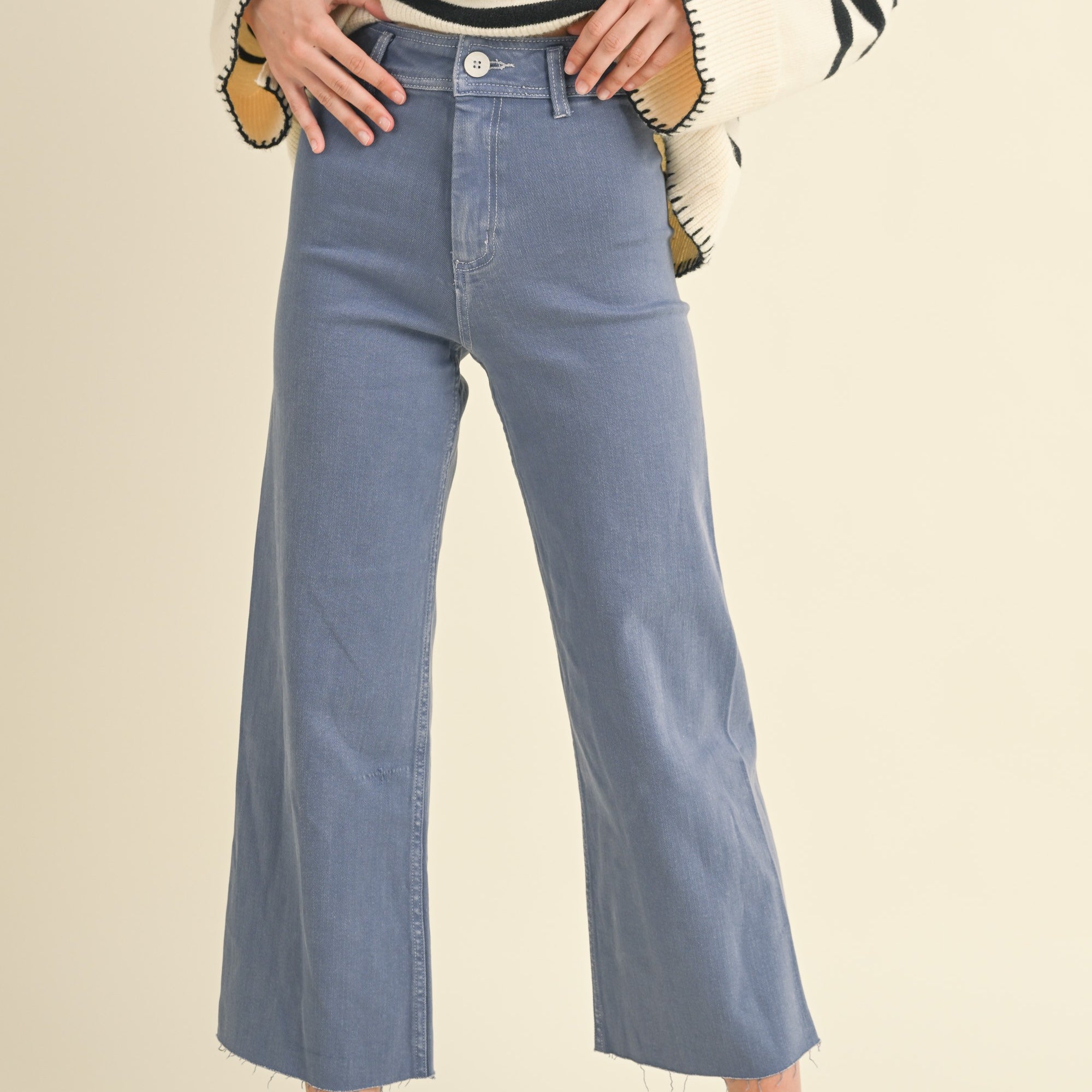 Mae Wide Leg Denim Pants