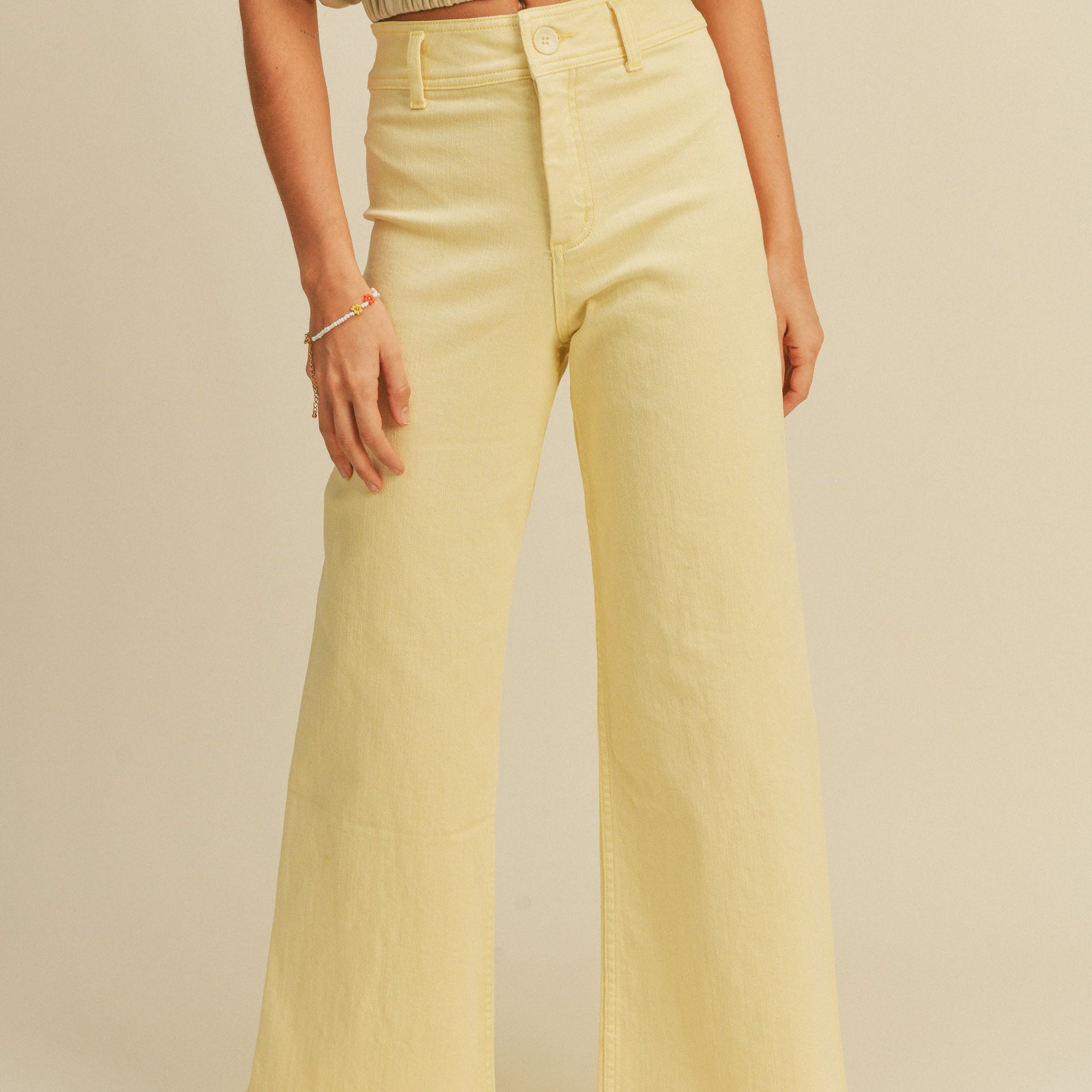 Mae Wide Leg Denim Pants