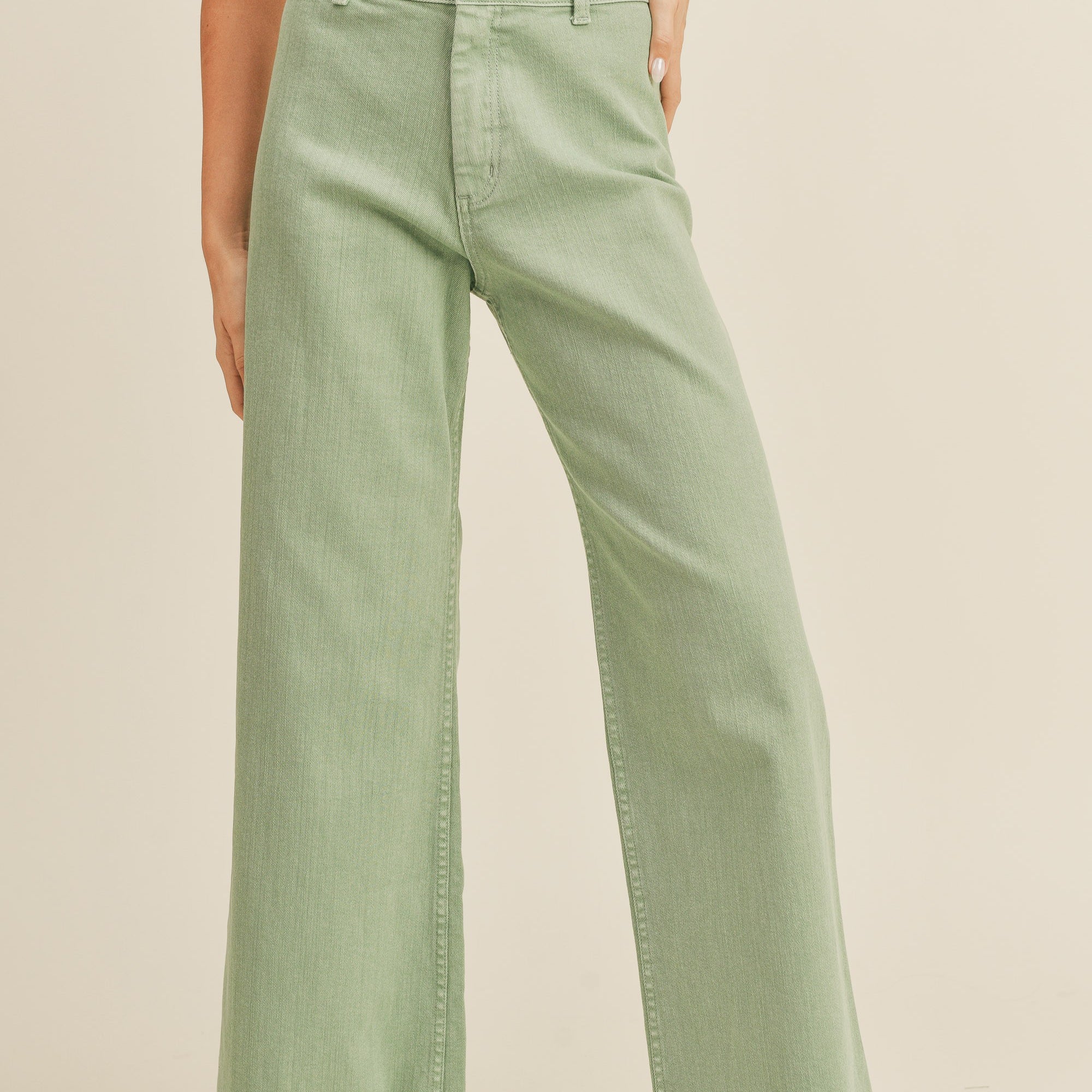 Mae Wide Leg Denim Pants
