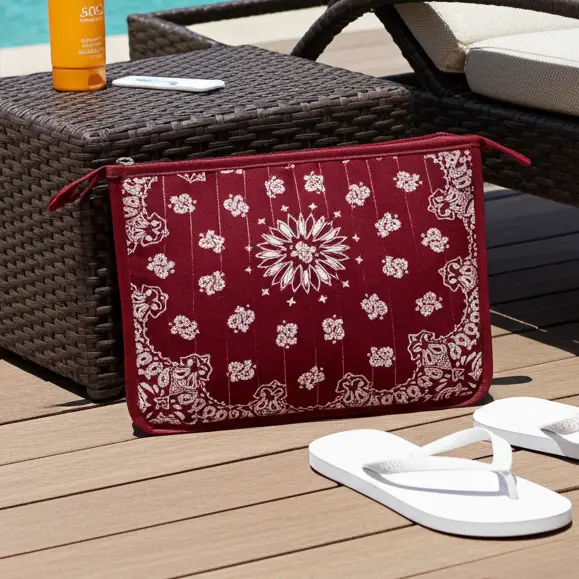 Bandana Print Pouch