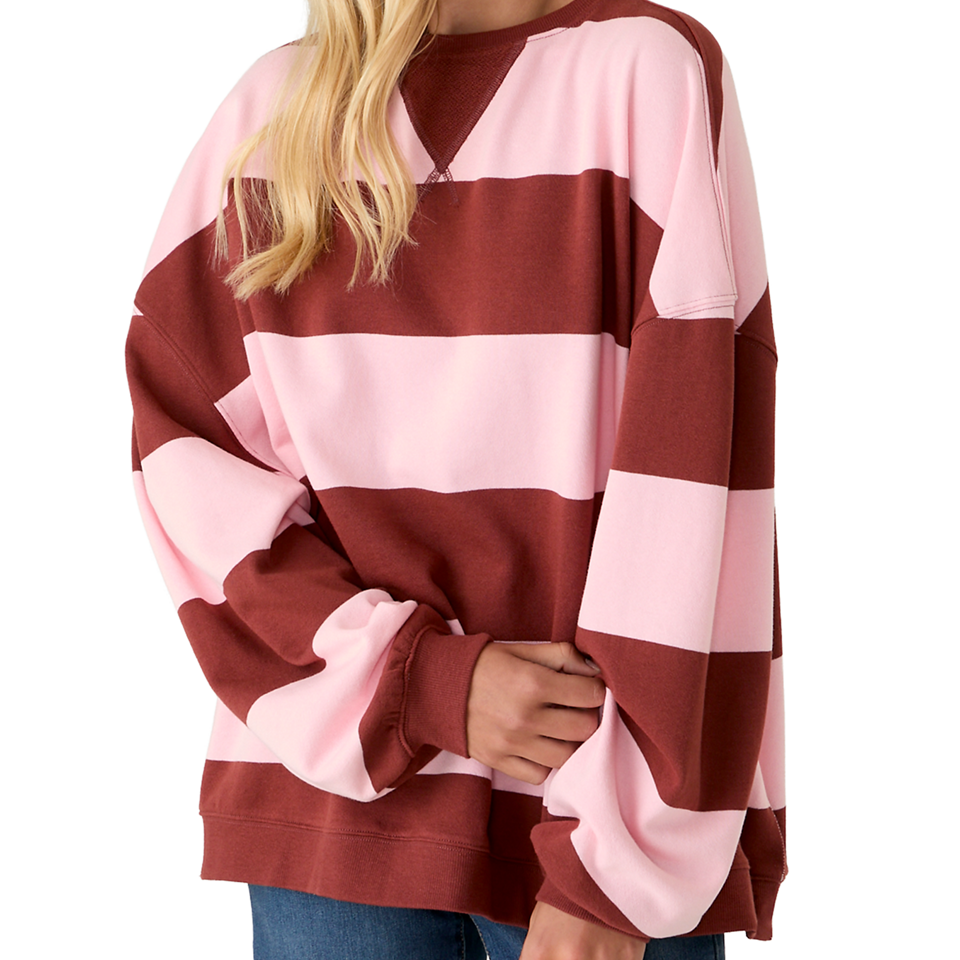 Classic Stripe Crew Wide
