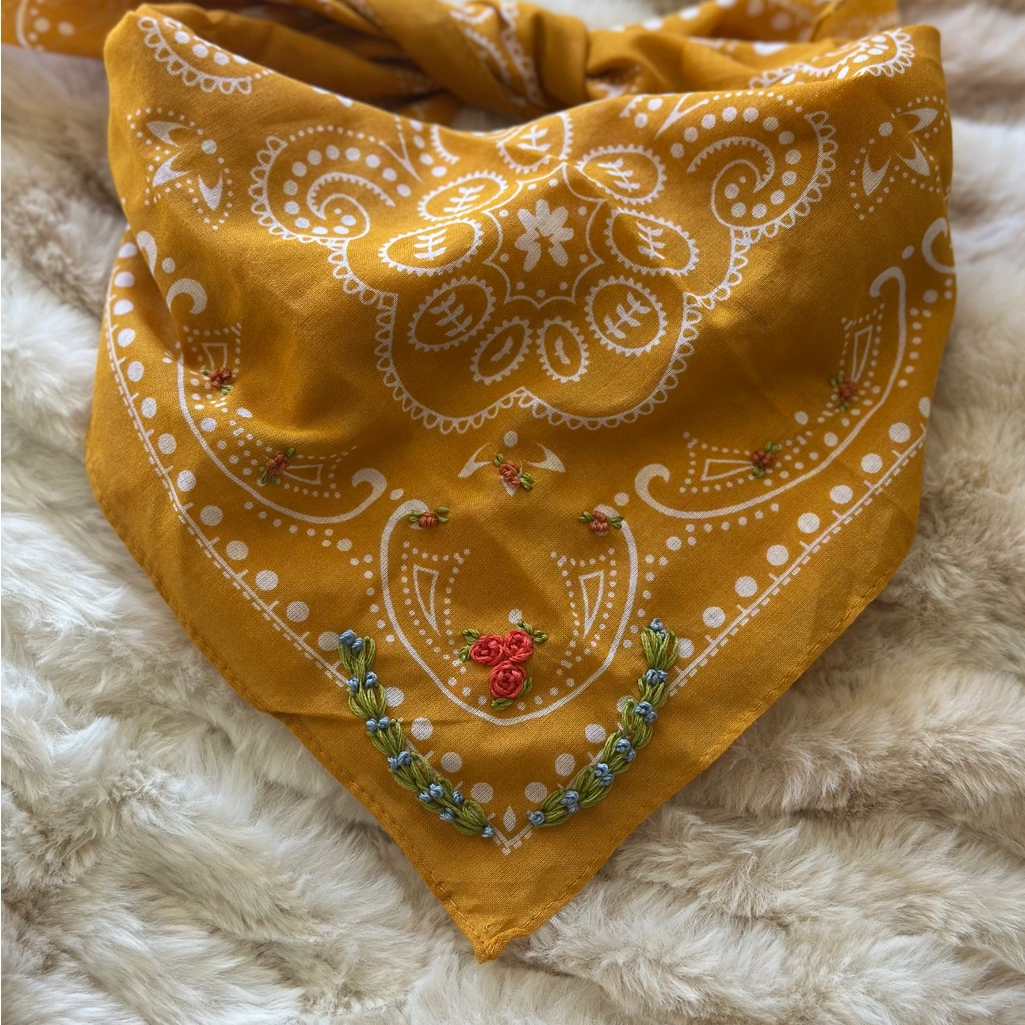 Embroidered Bandanas