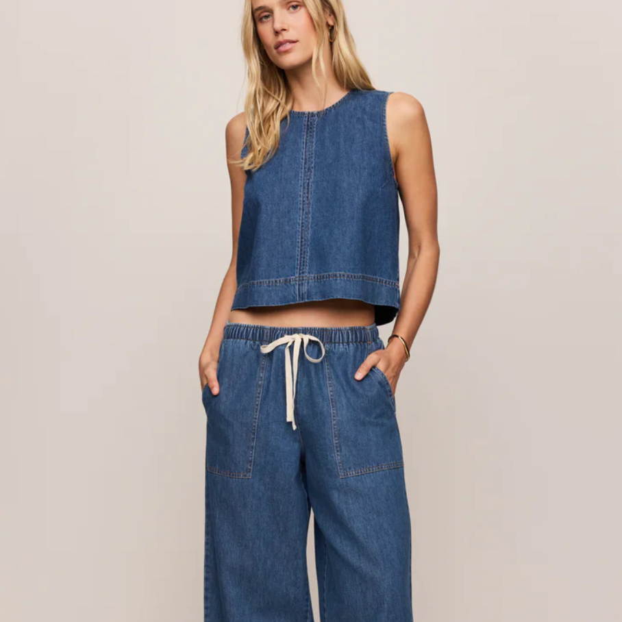 Sun Seeker Denim Tank