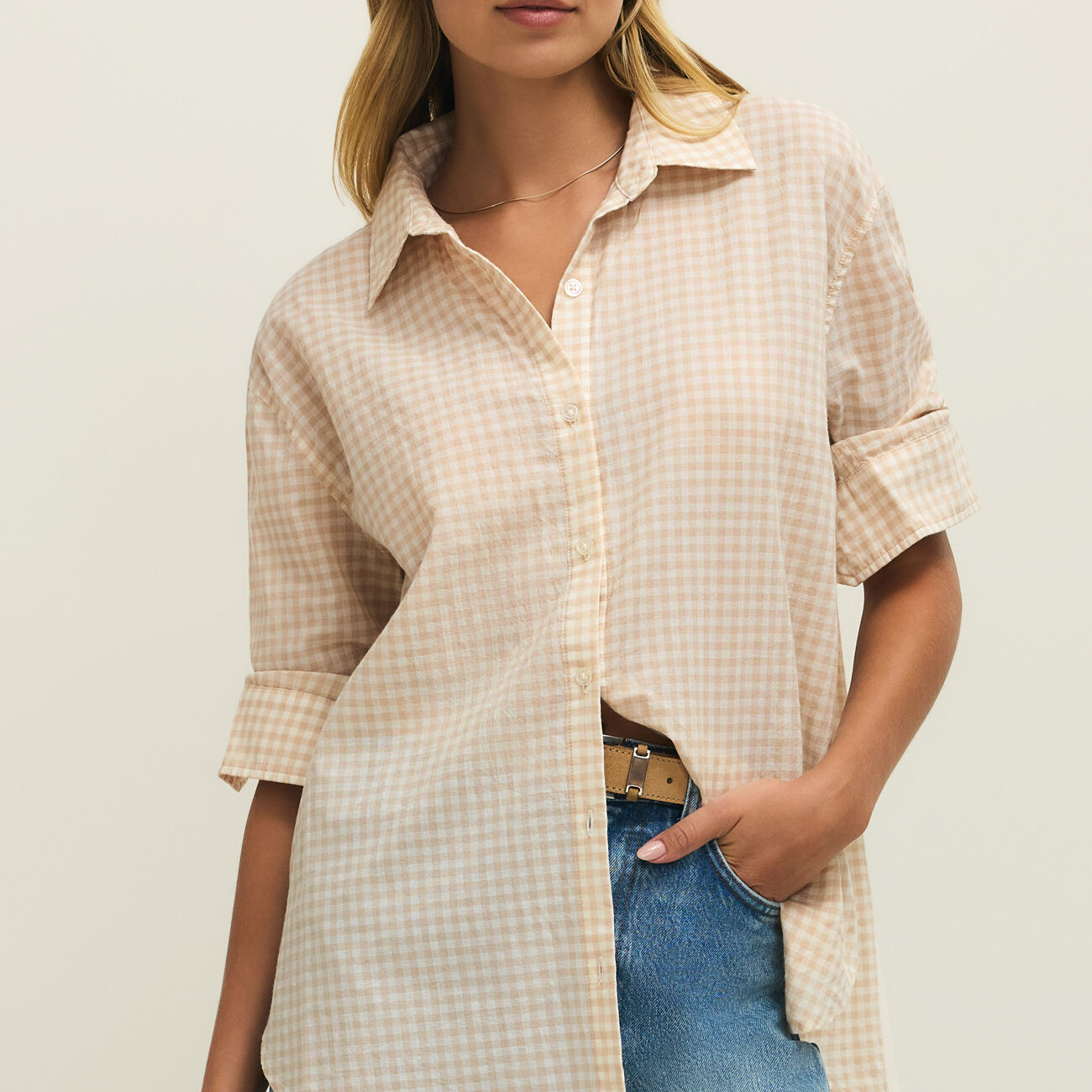 Seaport Button Up Top