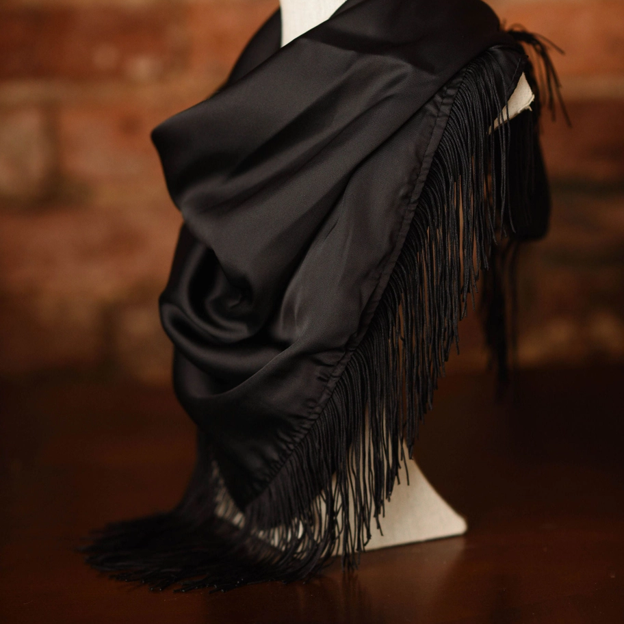 Solid Fringe Scarf