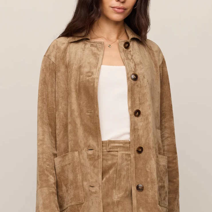 Decker Suede Chore Jacket