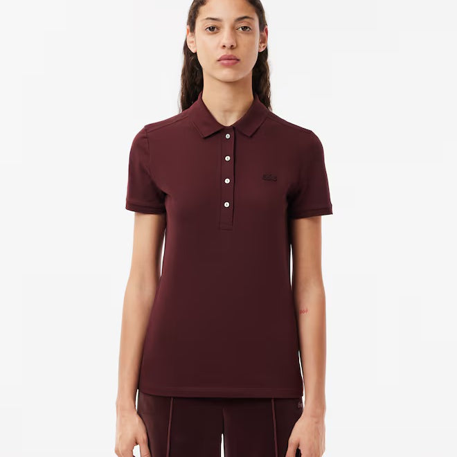 Slim Fit Stretch Mini Piqué Polo