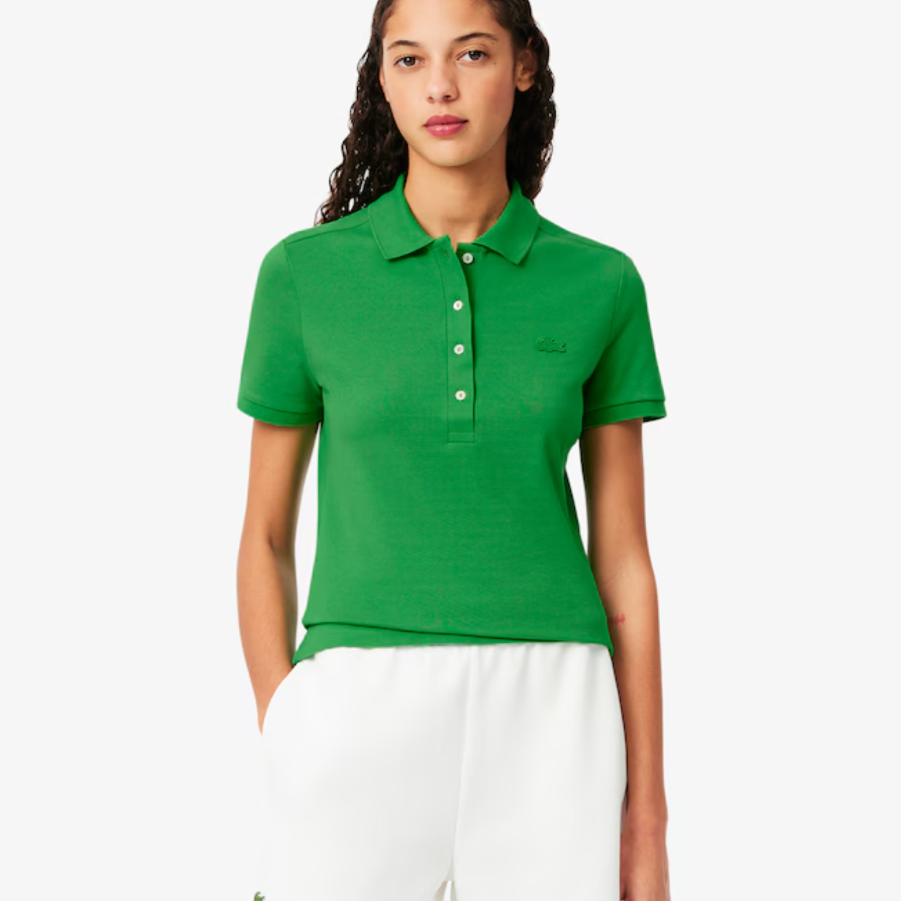 Slim Fit Stretch Mini Piqué Polo