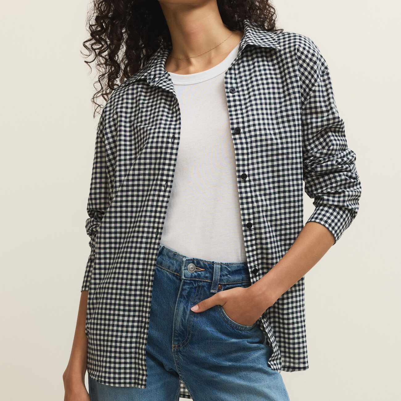 Seaport Button Up Top