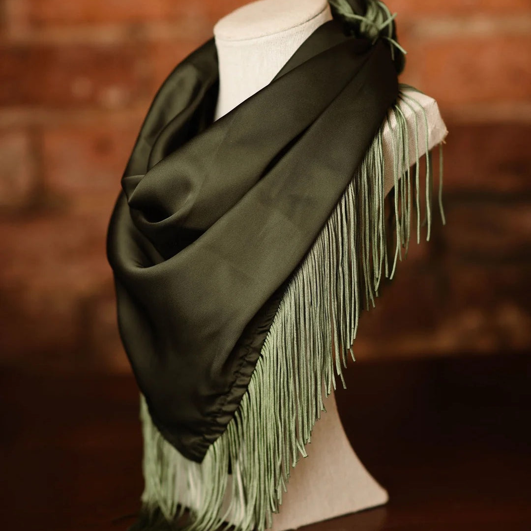 Solid Fringe Scarf
