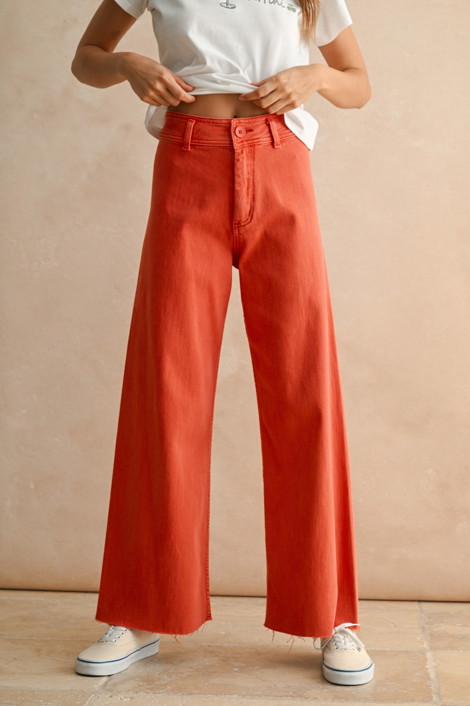 Mae Wide Leg Denim Pants