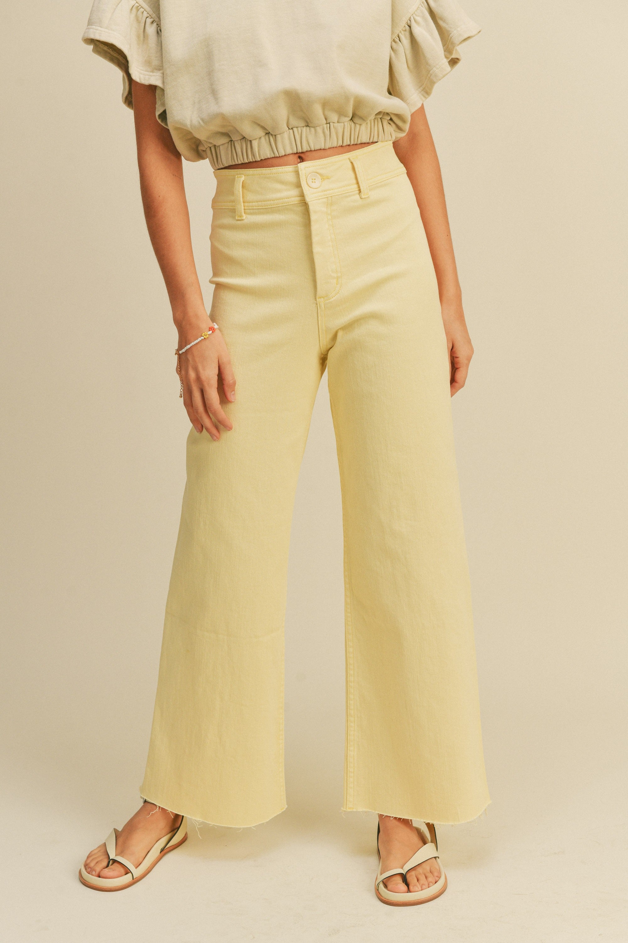 Mae Wide Leg Denim Pants