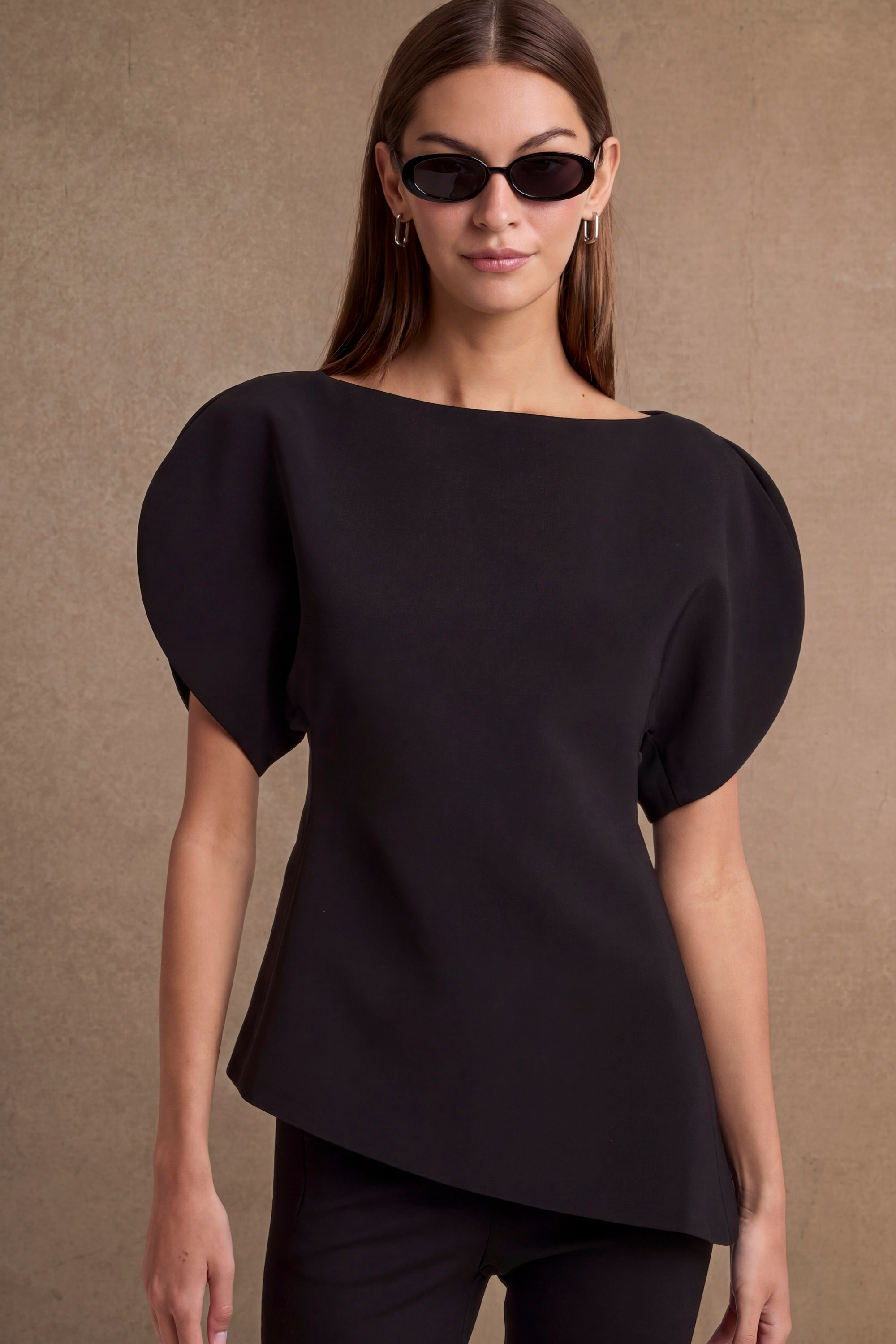 Carlisle Balloon Sleeve Top