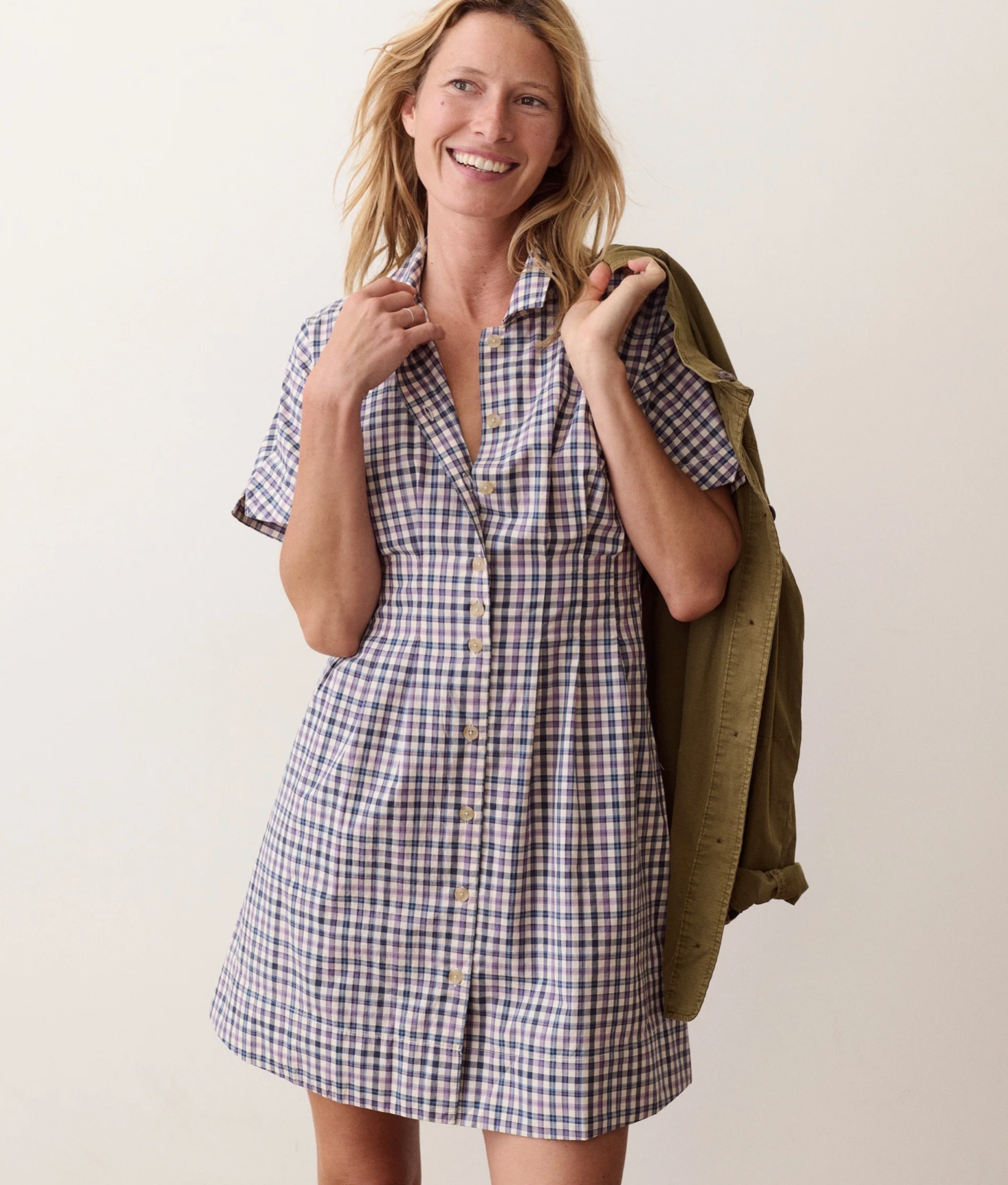 Arden Mini Shirt Dress