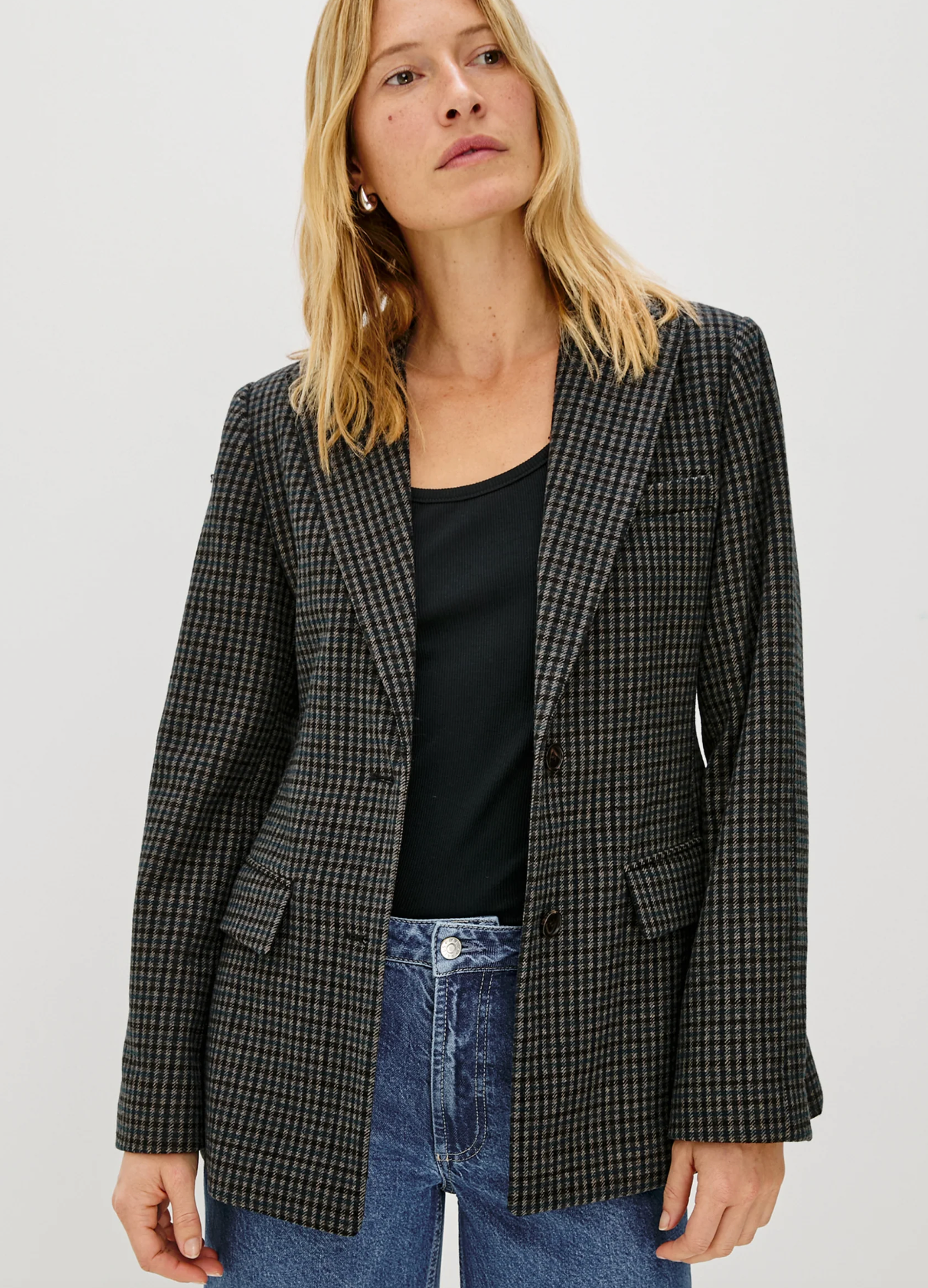 2plan Le Berry Mac crop blazer グレー M 2plan Le Berry Mac crop blazer グレー M Coco Cropped Blazer | Free