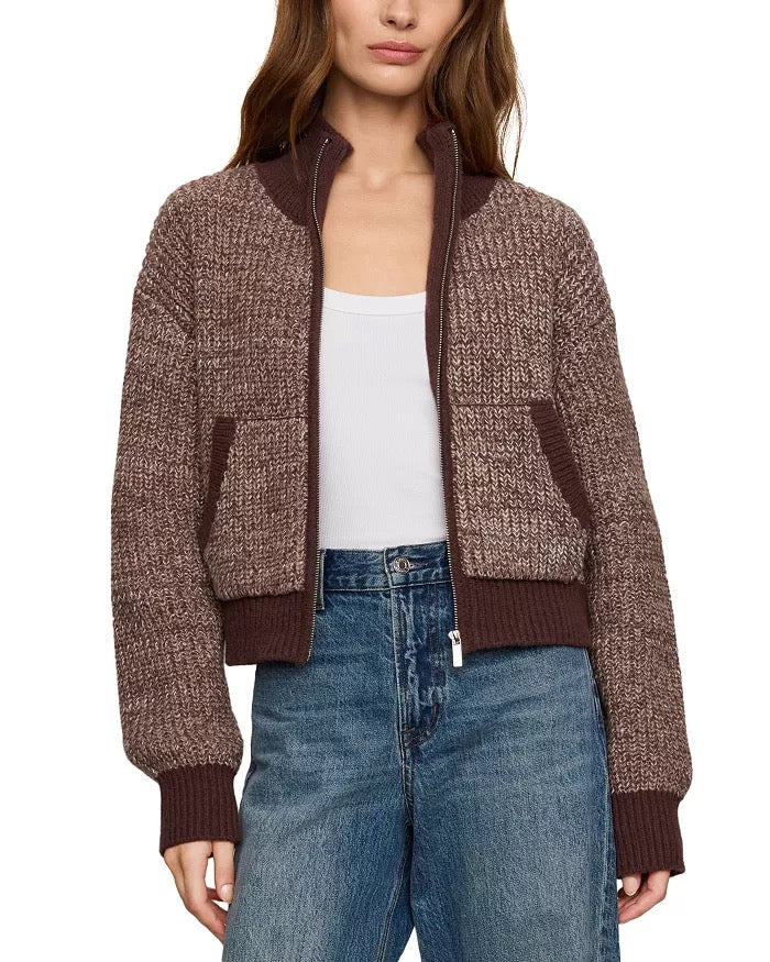 ASHFORD ZIP CARDIGAN