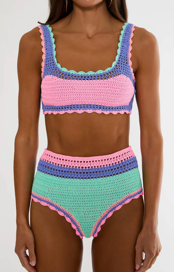 Andy Top in sea breeze crochet