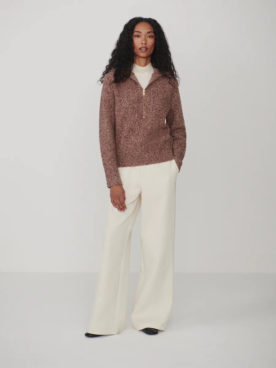 Sherida Half-Zip Knit Sweater
