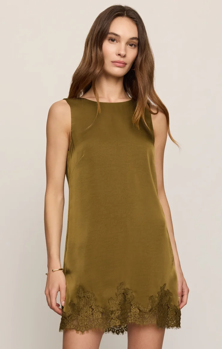 MEADOW MUSE LACE MINI DRESS