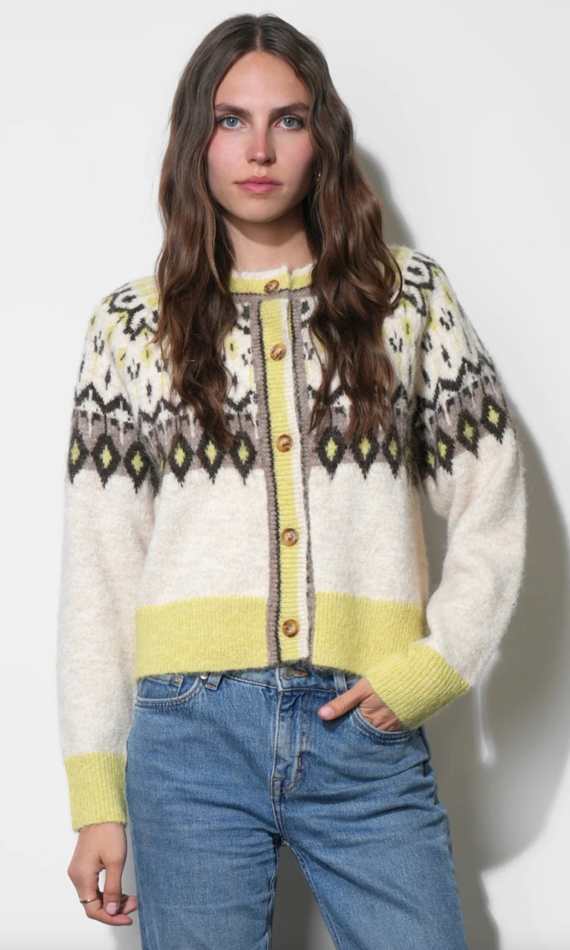 Quinn Fair Isle Cardigan