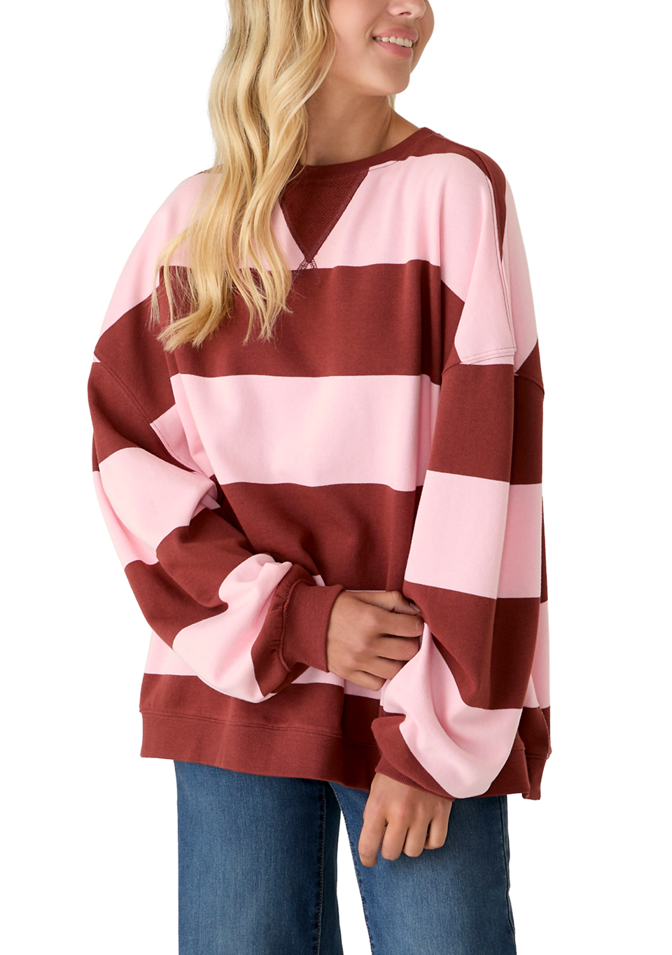 Classic Stripe Crew Wide
