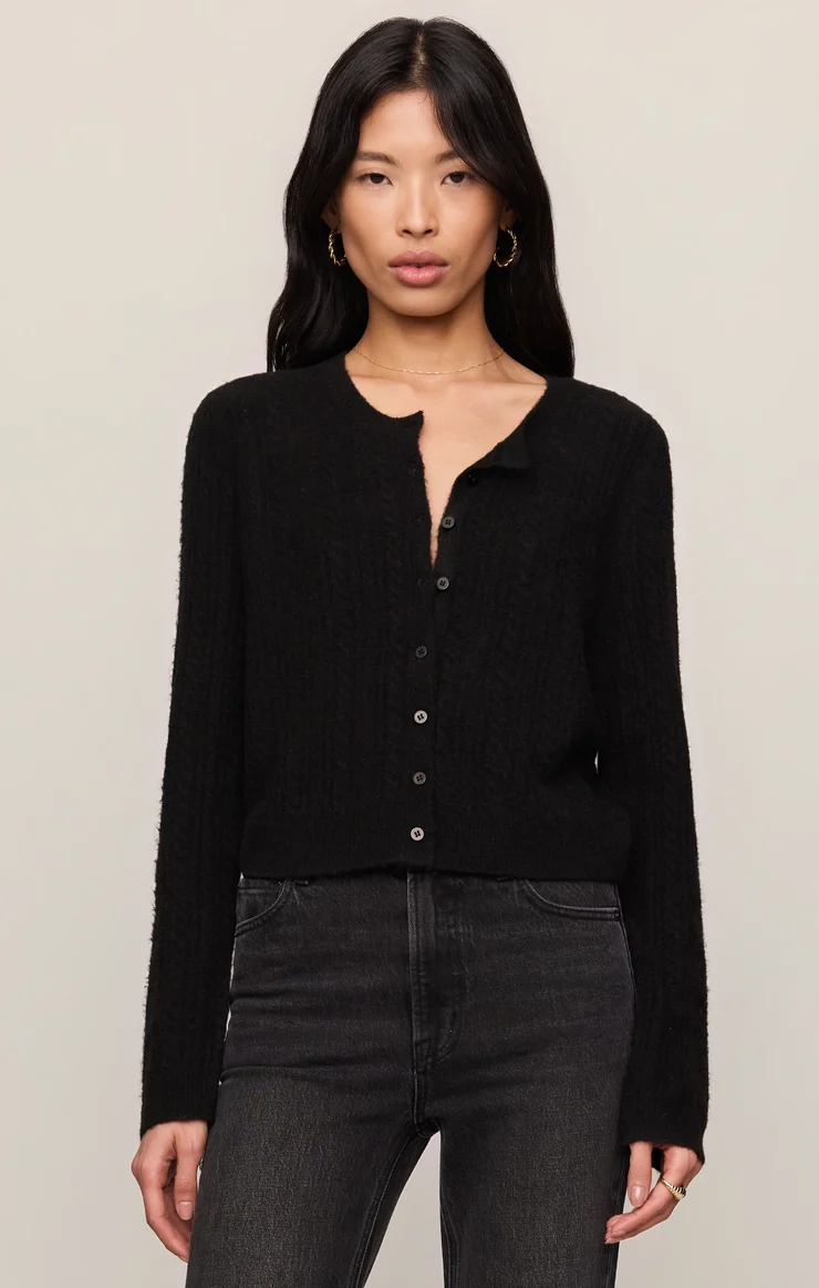 Medina Pointelle Cardigan