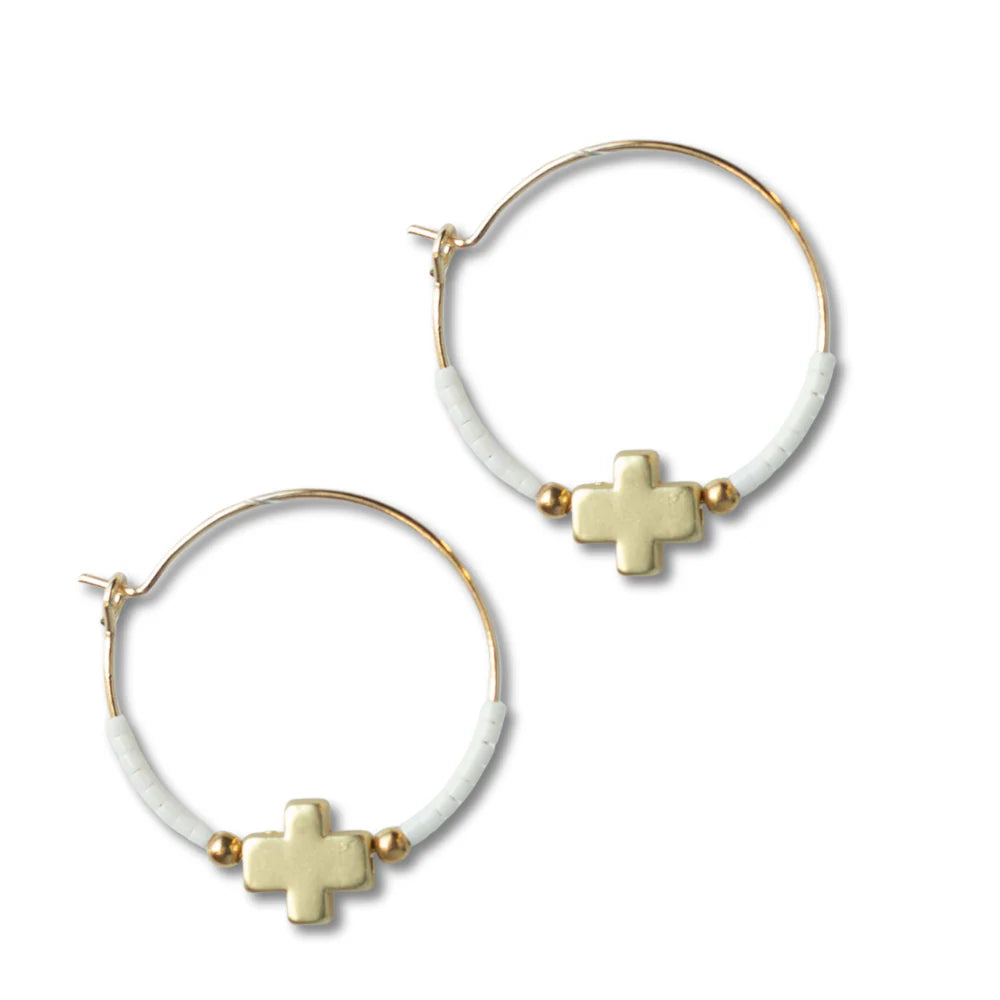 Faithful Cross Earrings