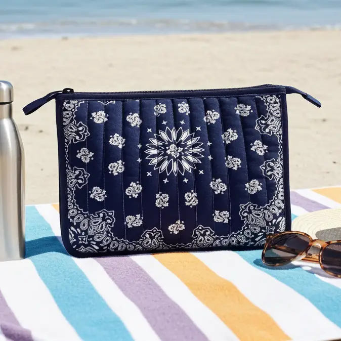 Bandana Print Pouch