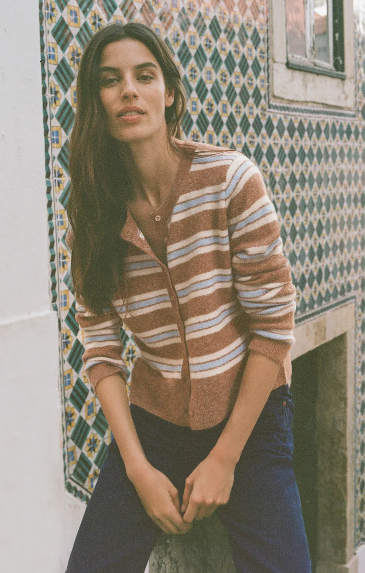 MEDINA STRIPE CARDIGAN