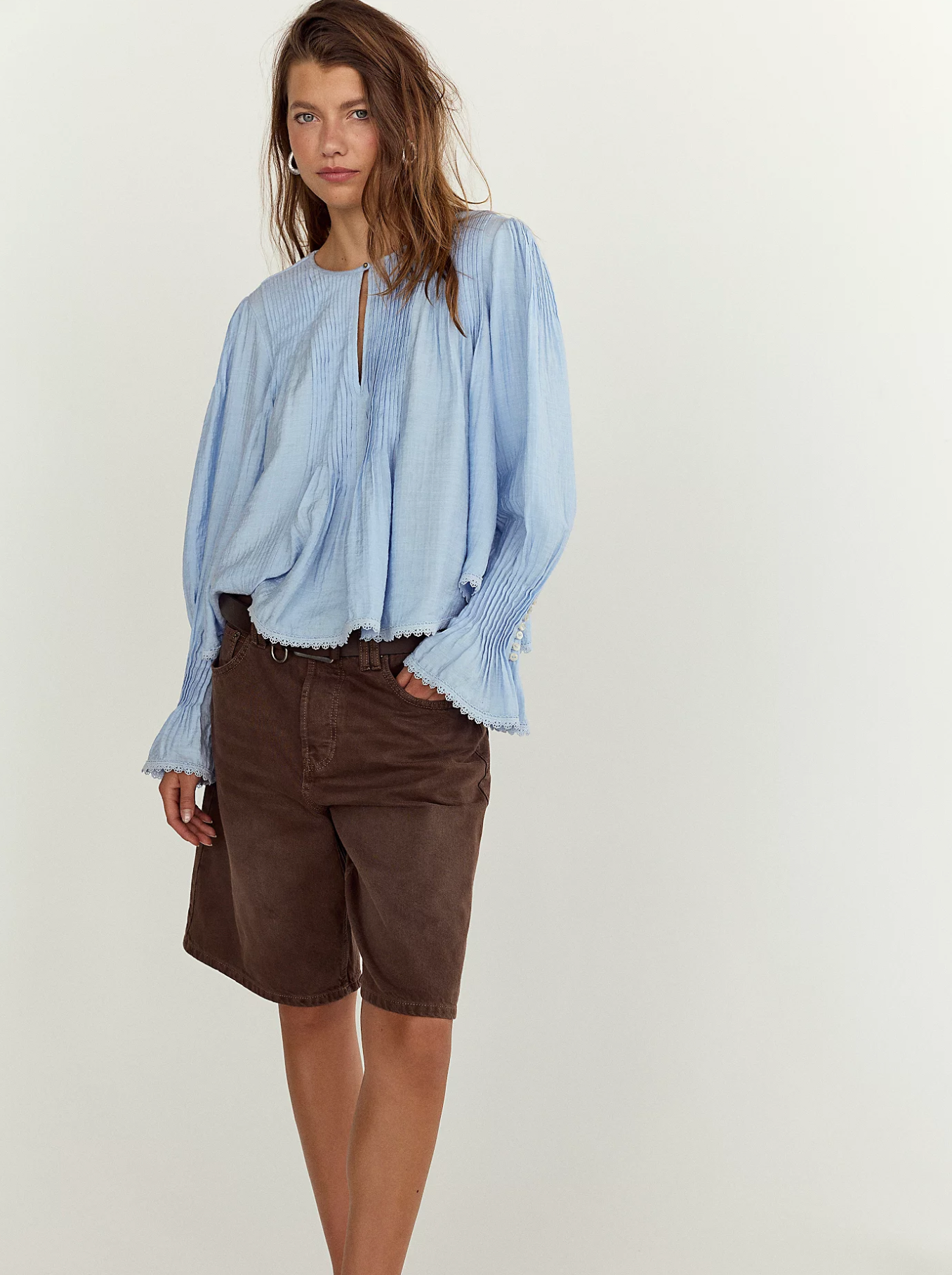 Thousand Pintucks Blouse