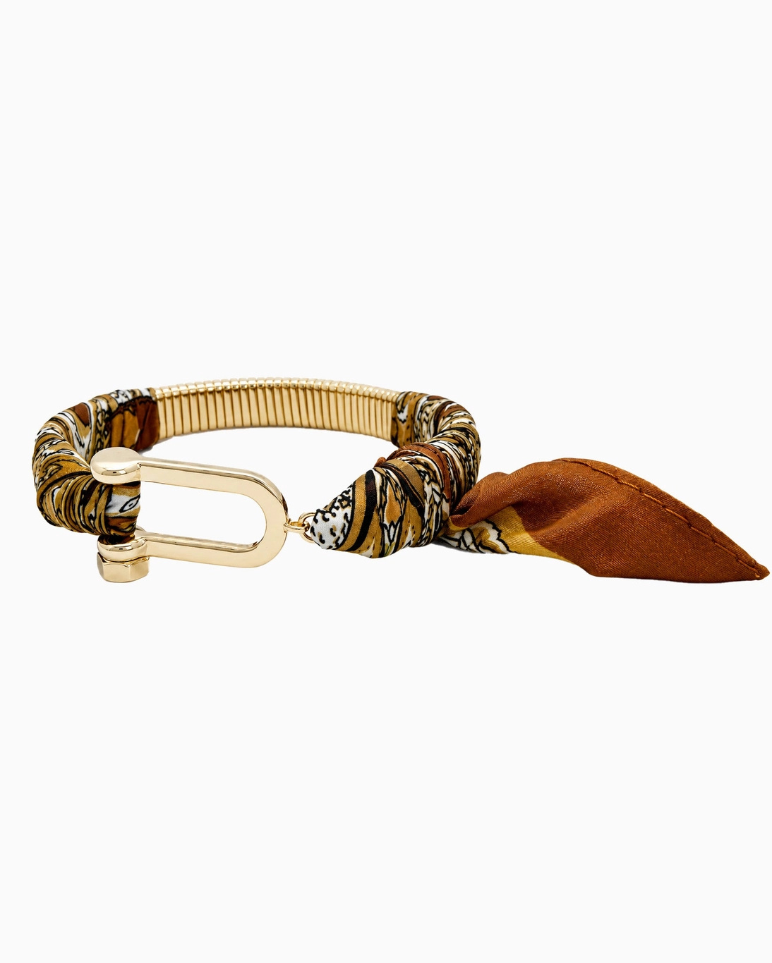 Horsebit Scarf Bangle Bracelet