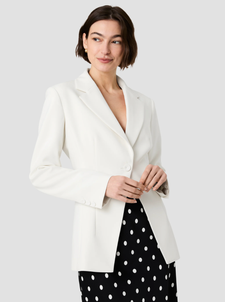 Azra Twill Cinched Blazer