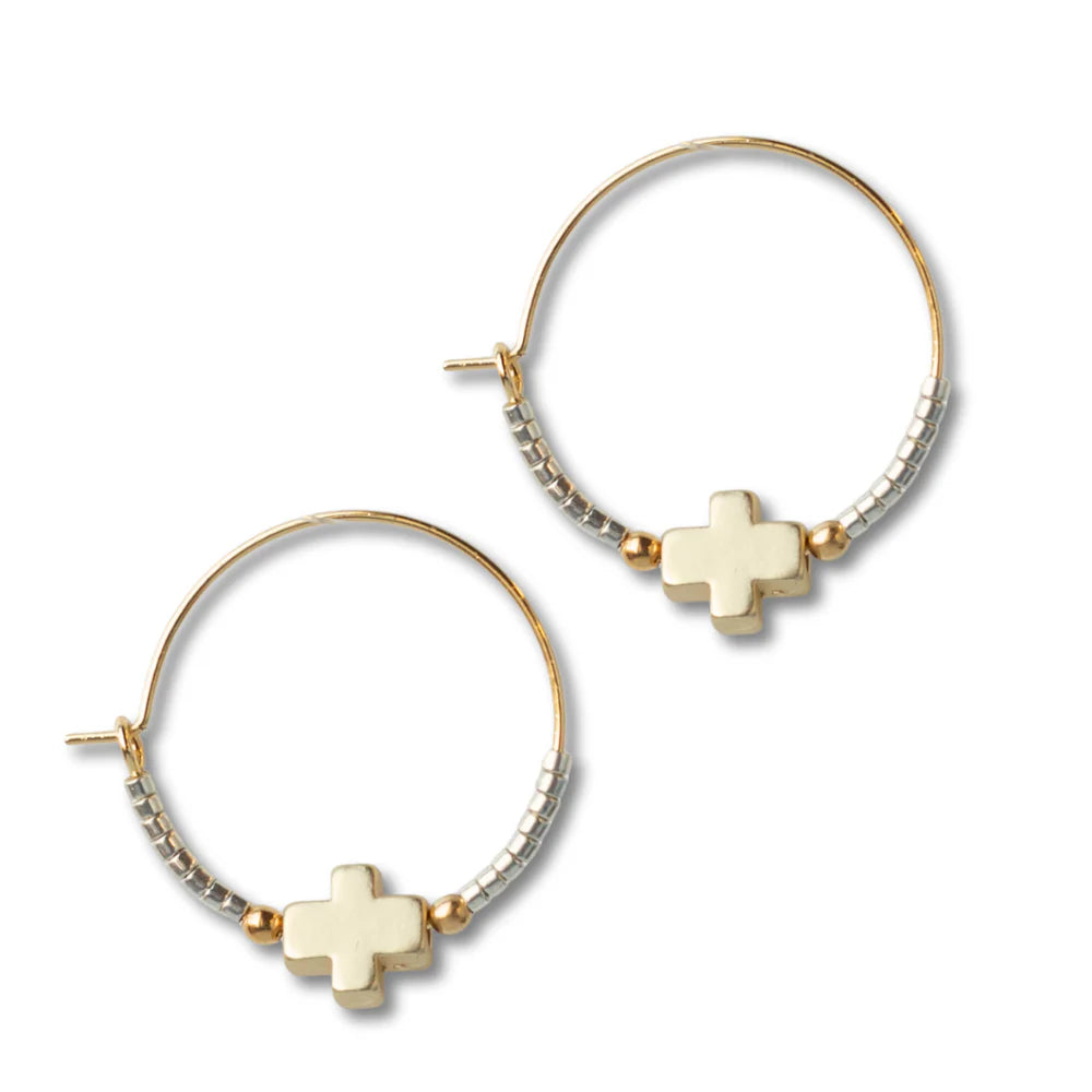 Faithful Cross Earrings