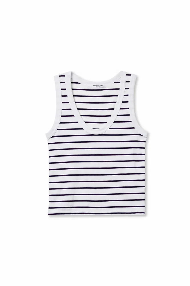 Khara Jersey Stripe Tank
