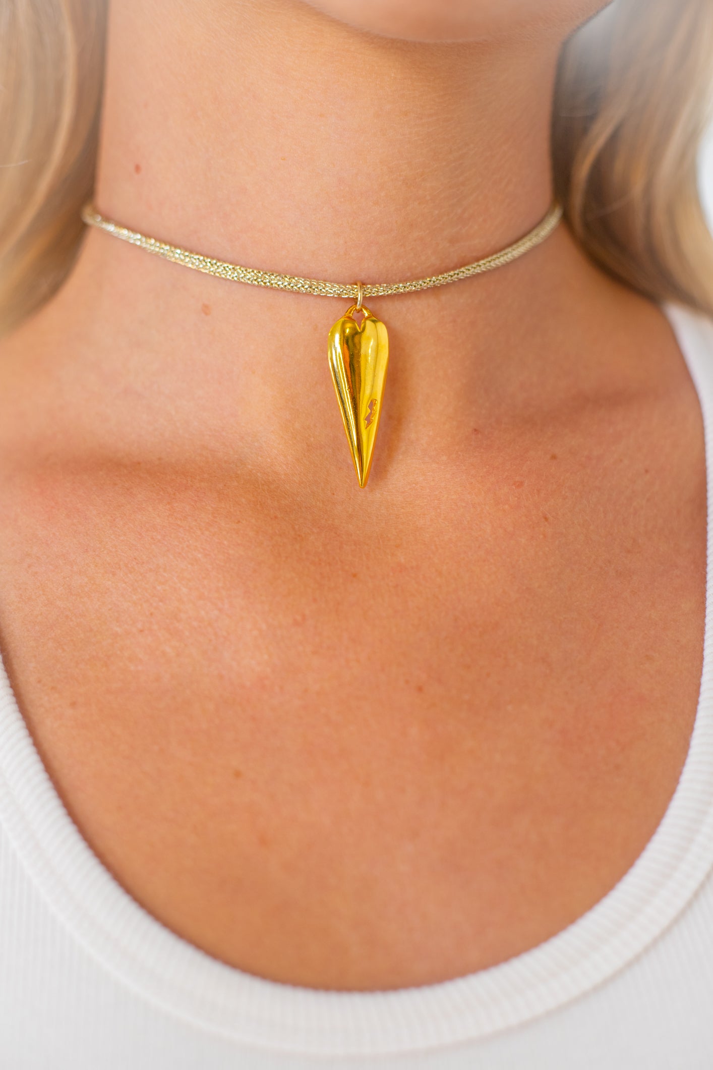 Gold Lurex Necklace Cord