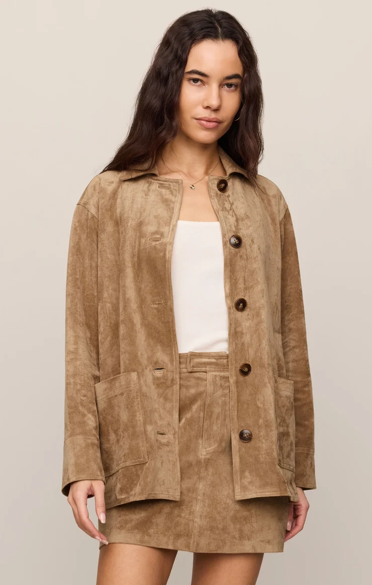 Decker Suede Chore Jacket