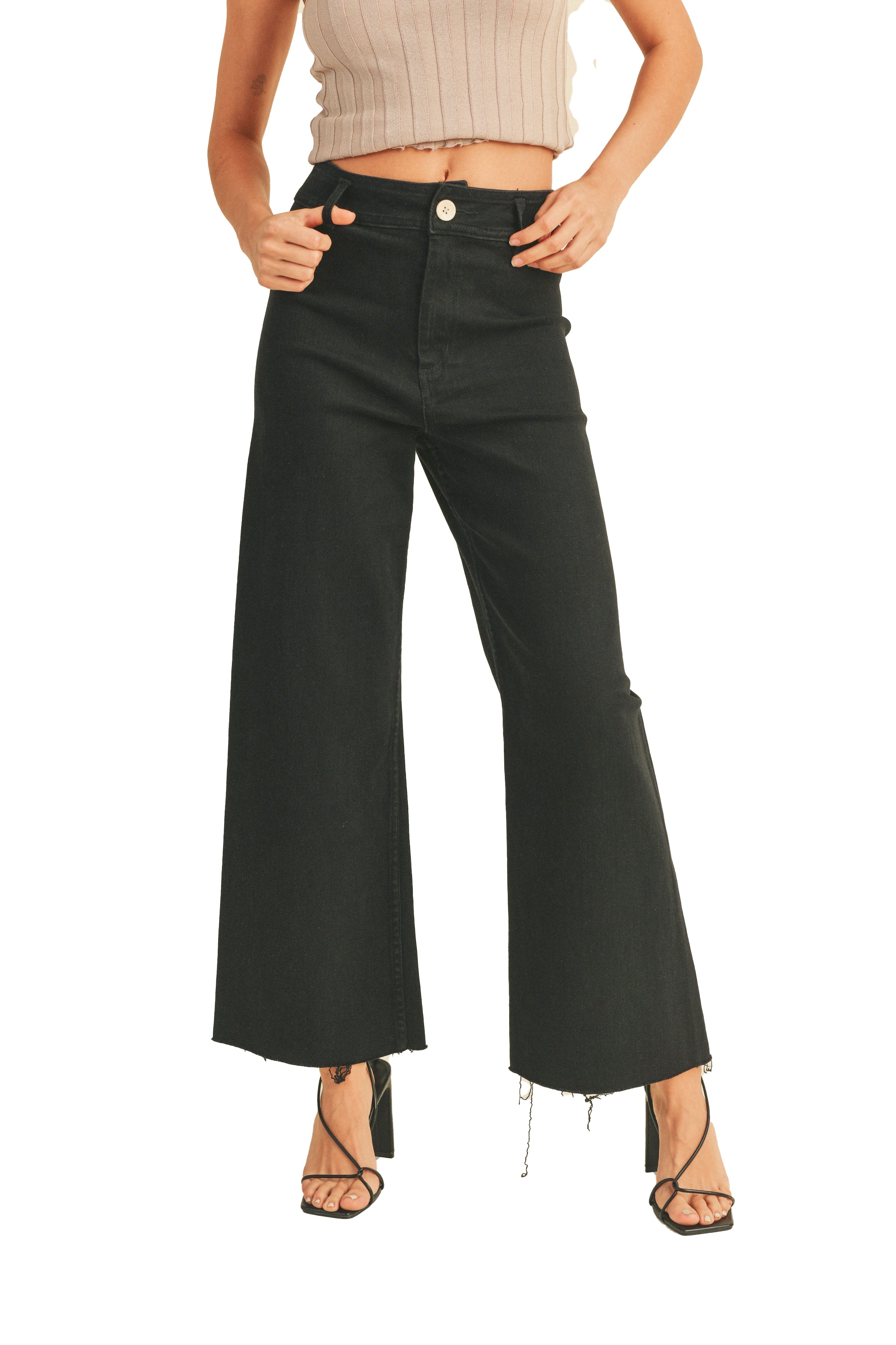 Mae Wide Leg Denim Pants