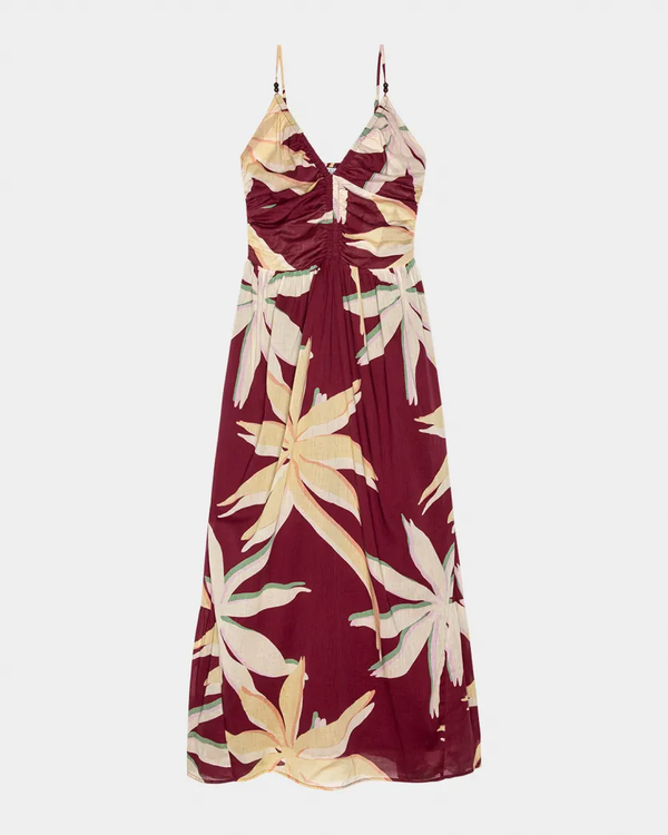 Palm Dress in Red Palma