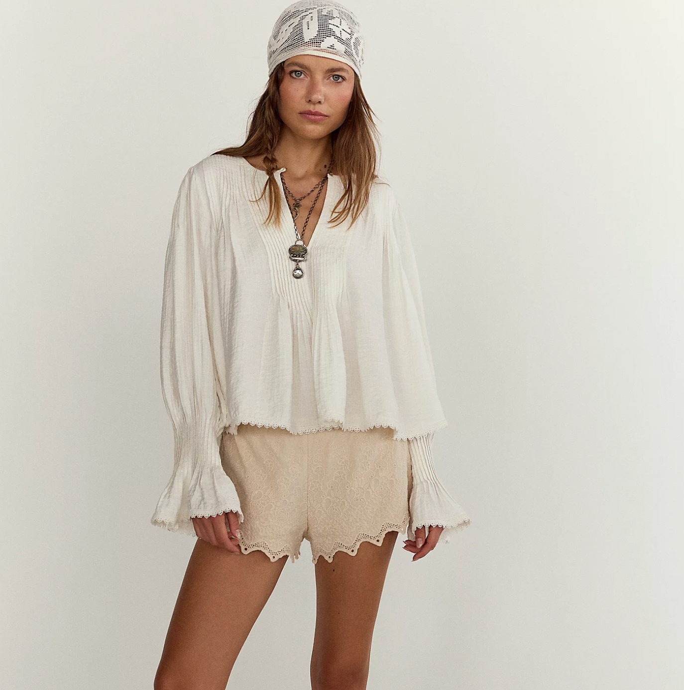 Thousand Pintucks Blouse