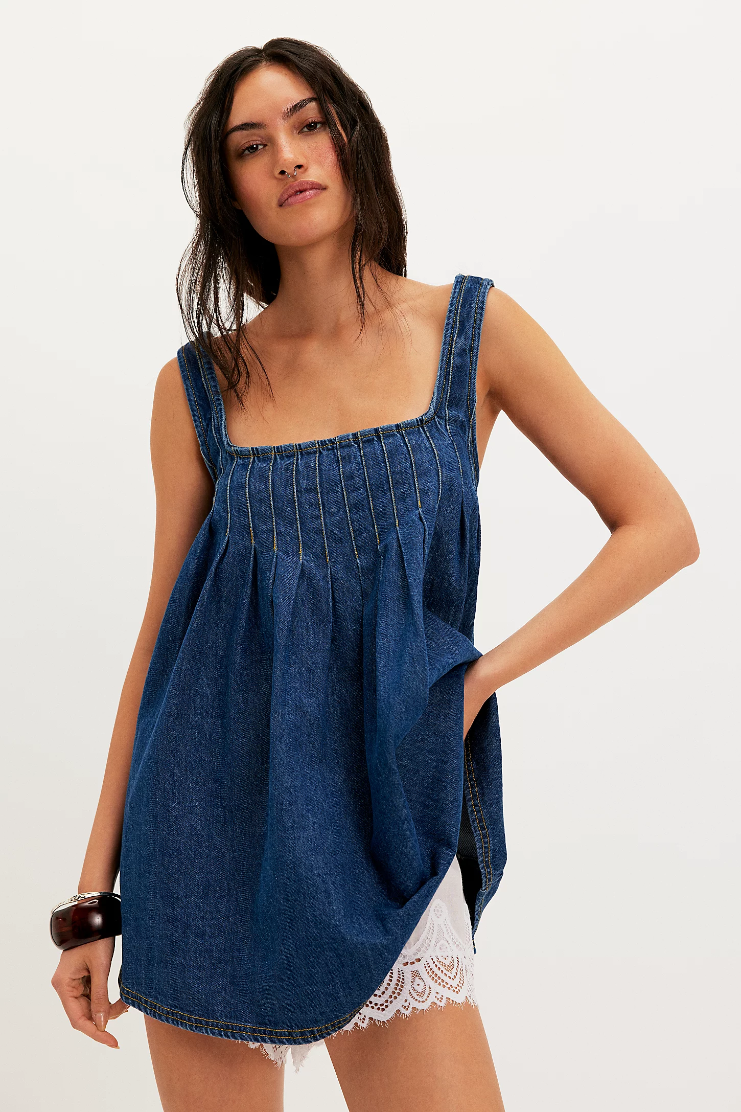 Katie Denim Tunic