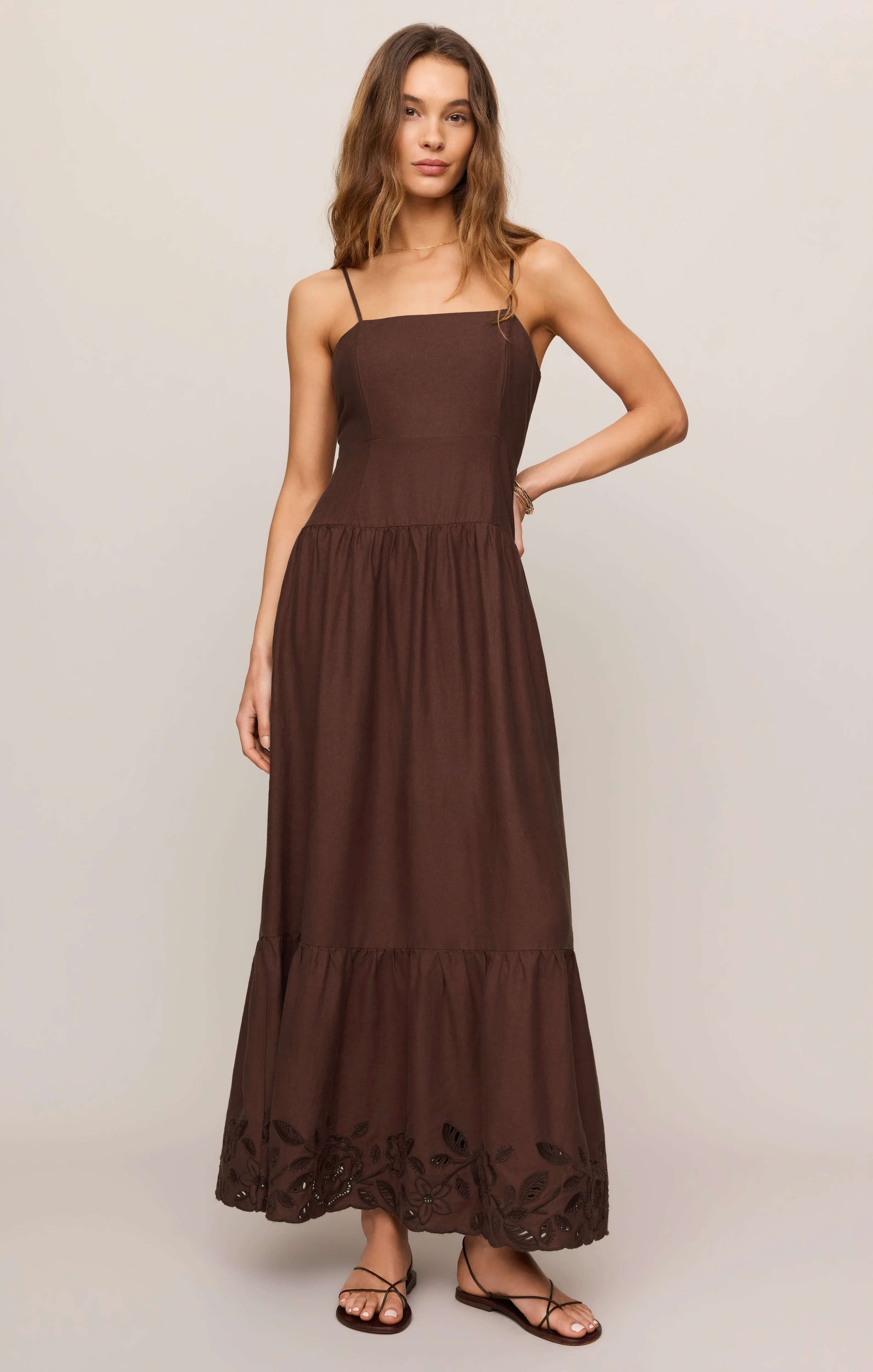 Esti Embroidered Maxi Dress