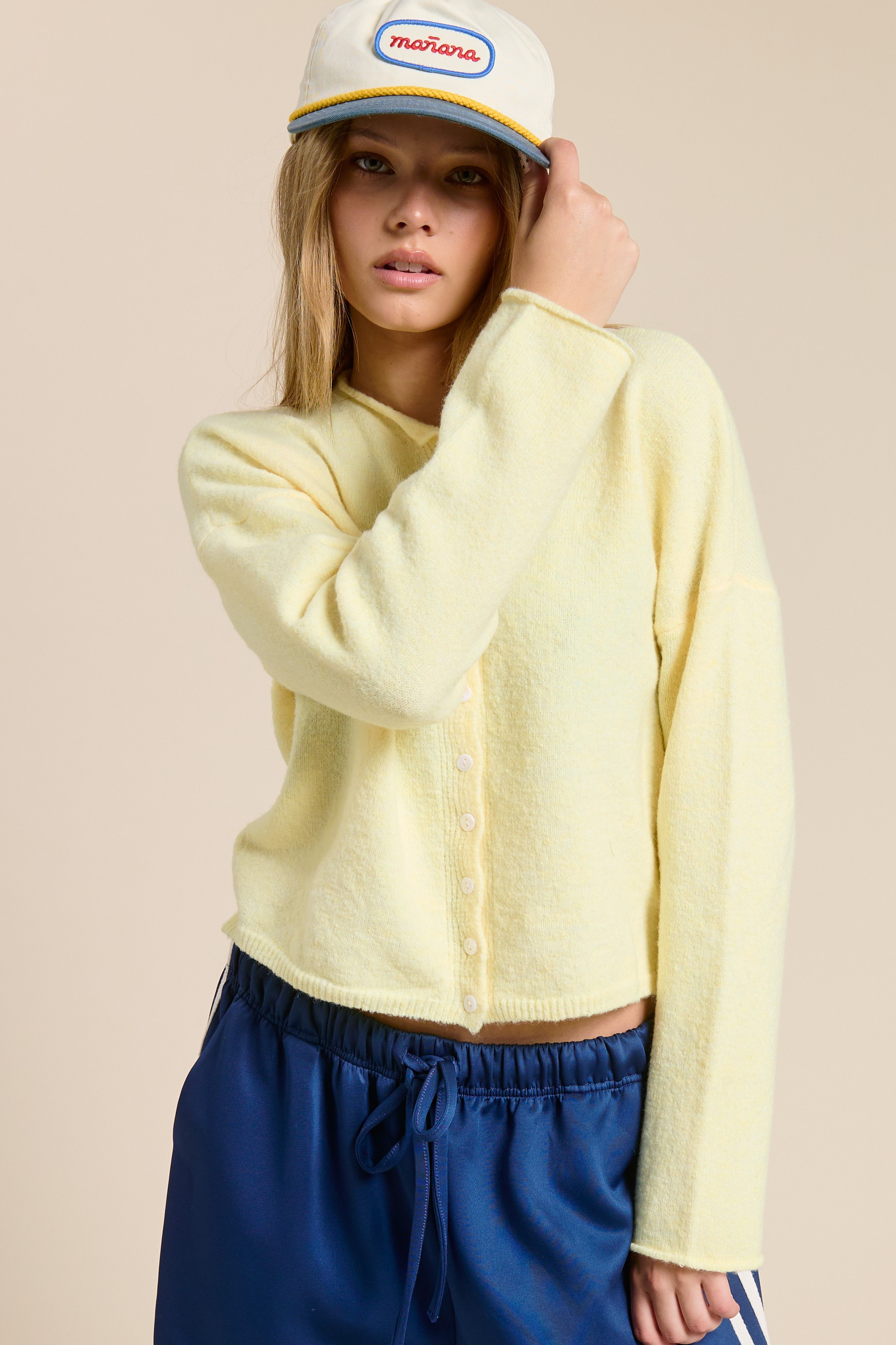 Classic Lightweight Button-down Cardigan Top