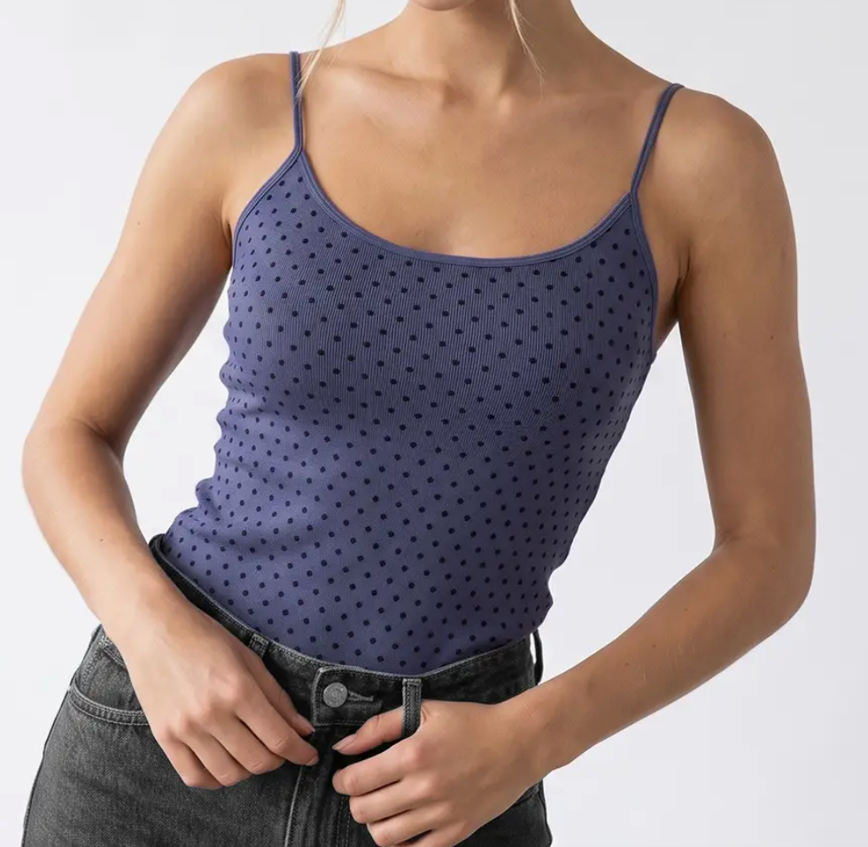 Polka Dot Strap Cami