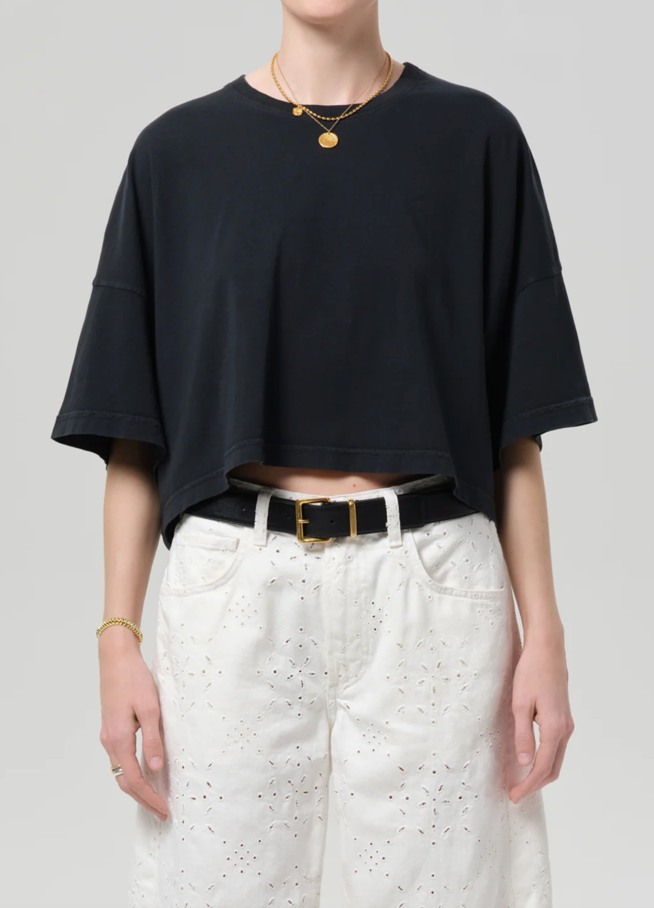 Crop Cape Tee