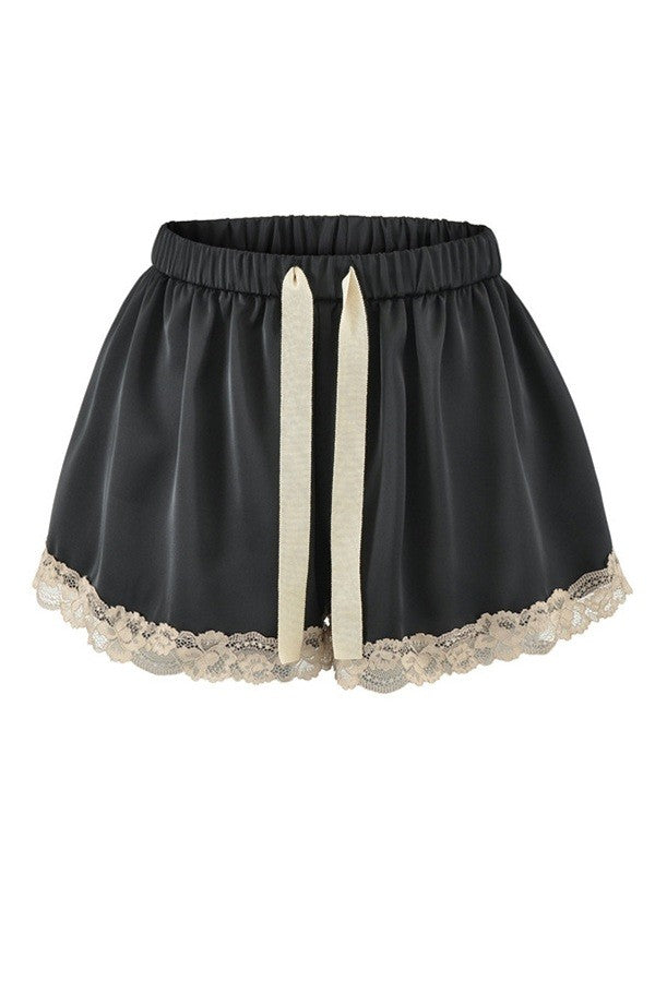 Lace Trim Shorts