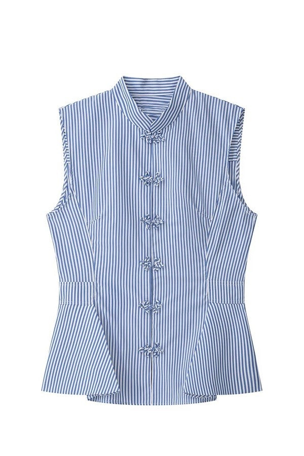 Striped Peplum Shirt