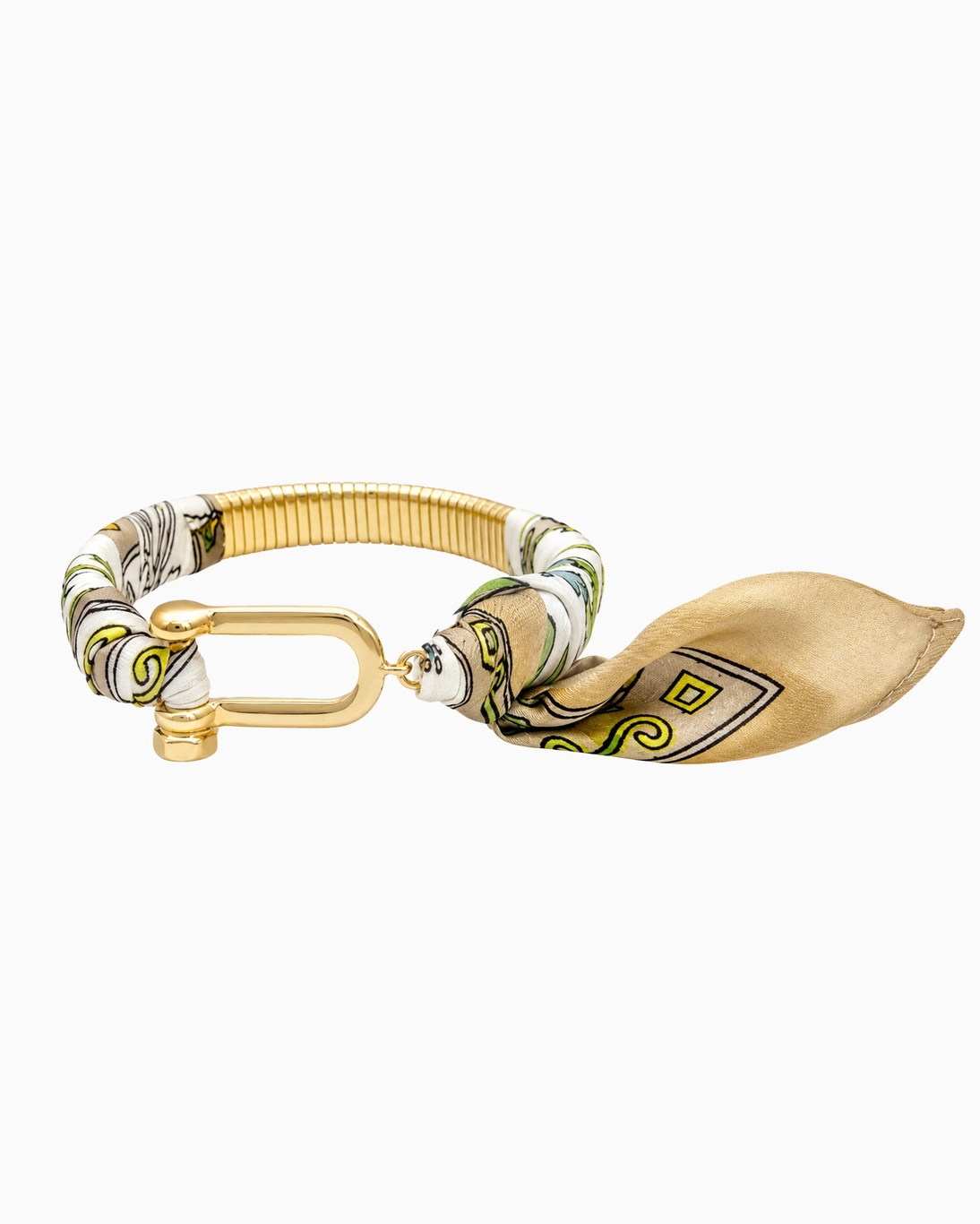 Horsebit Scarf Bangle Bracelet