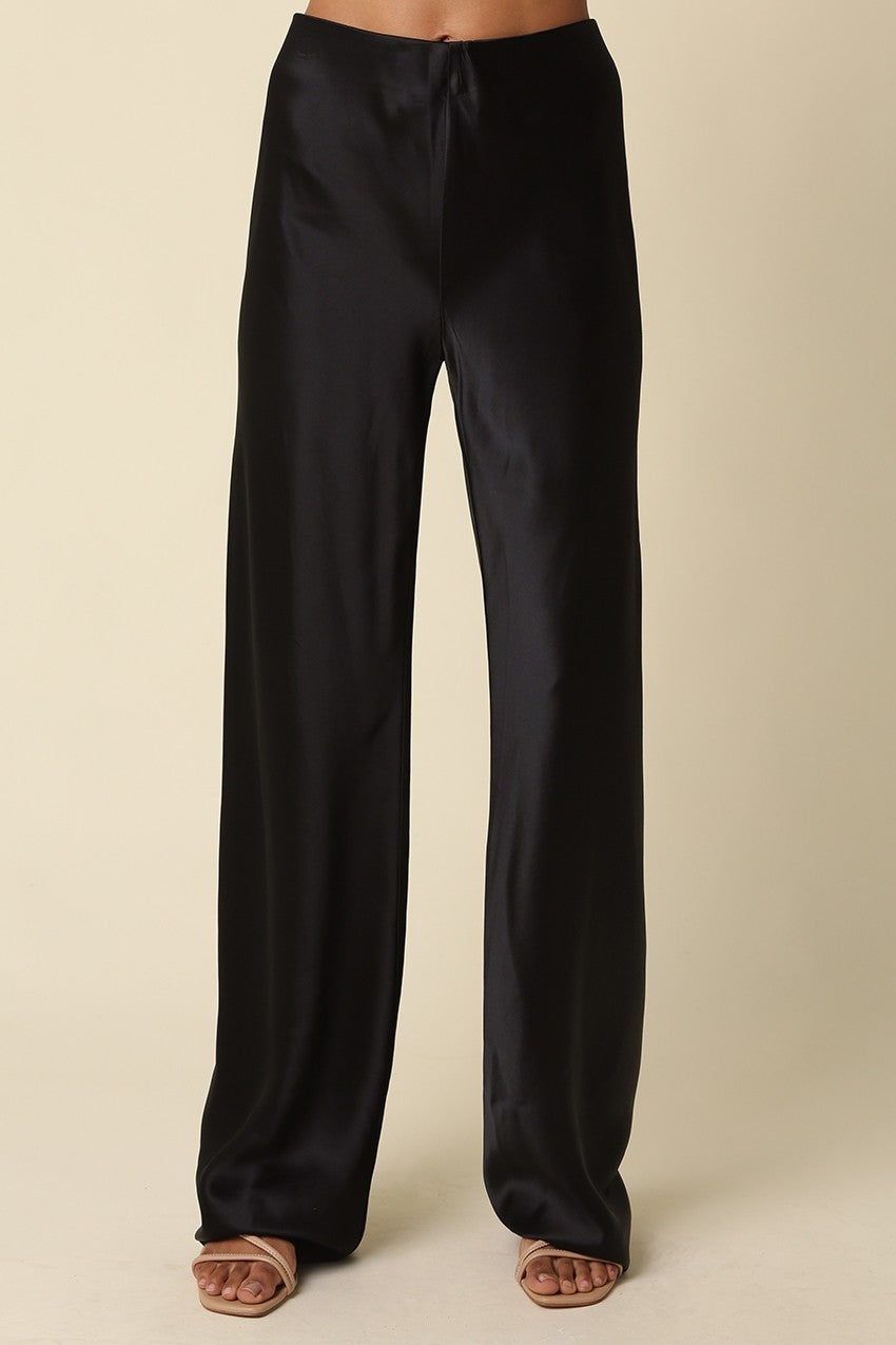 Billie Satin Wide Leg Pants