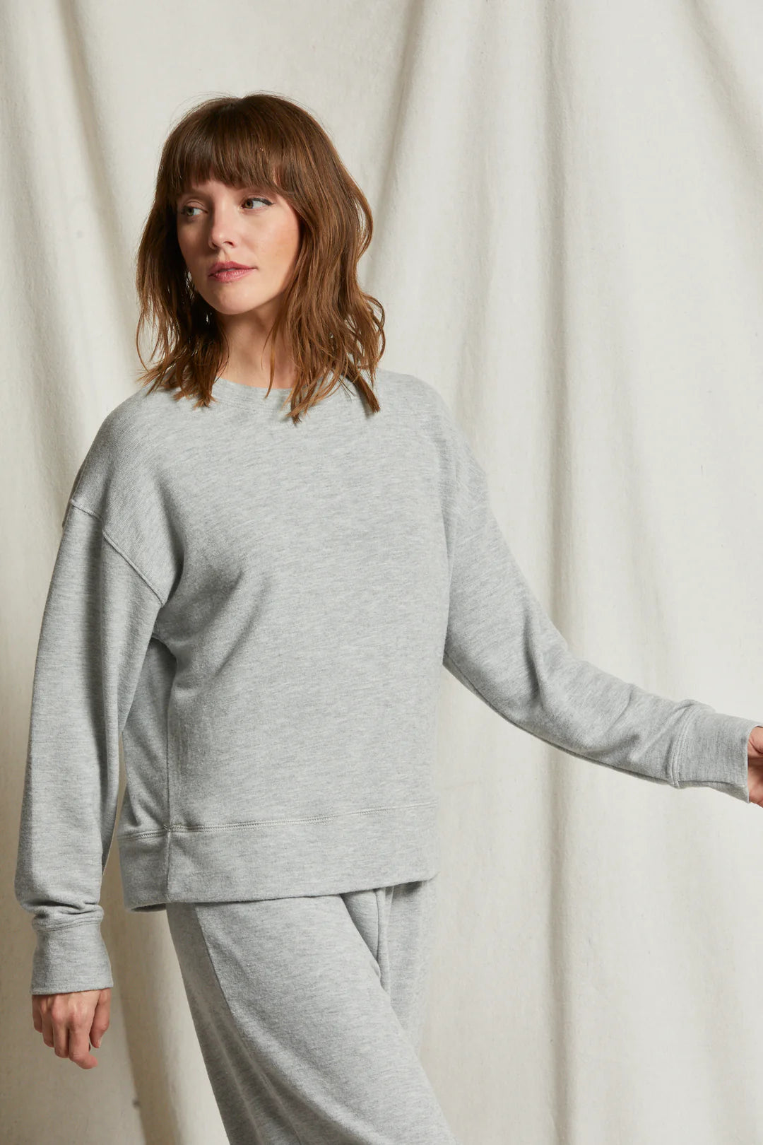 Selma Brushed Sweater Jersey Pullover